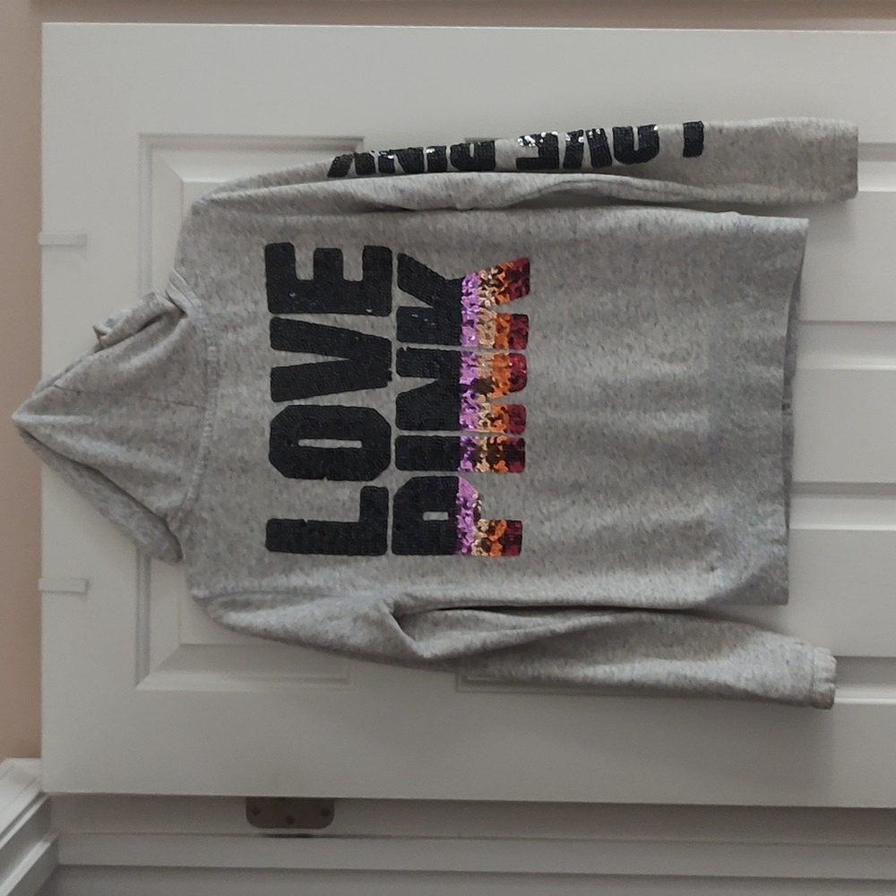 Victoria Secret pink zip up hoodie XS Bling
